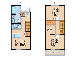 CS黒崎の物件間取画像